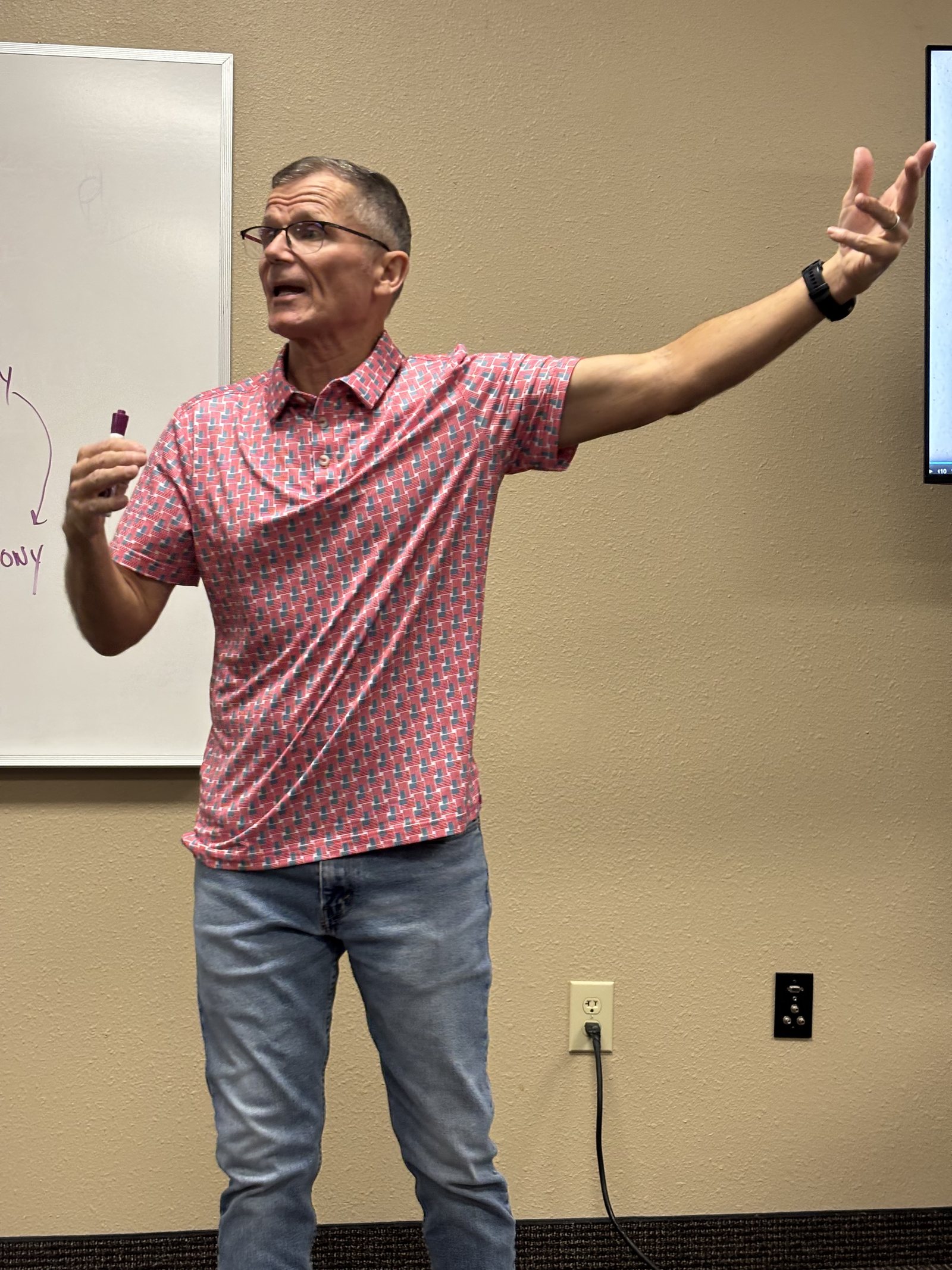 Leslie Gregory teaching