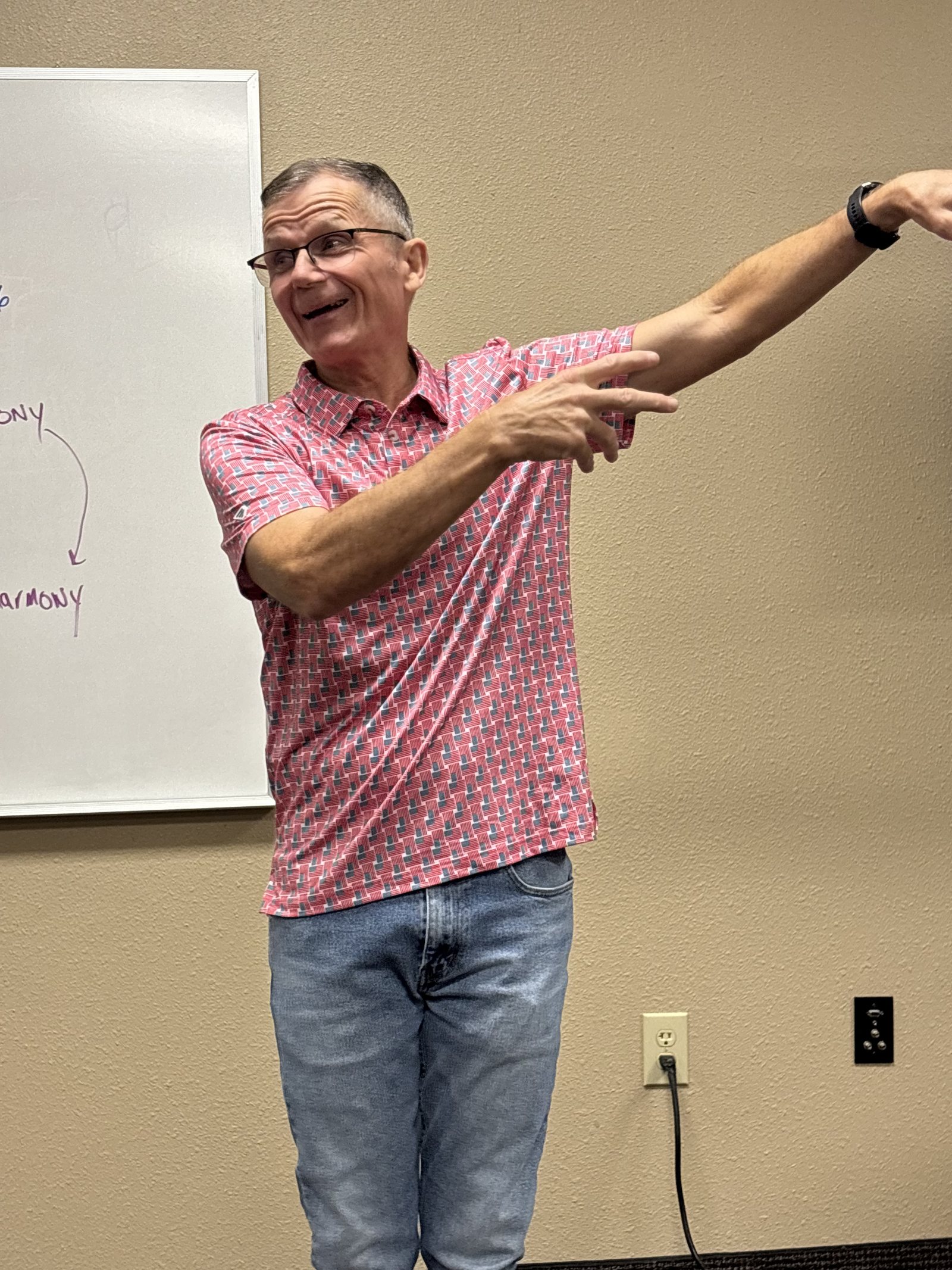 Leslie Gregory teaching