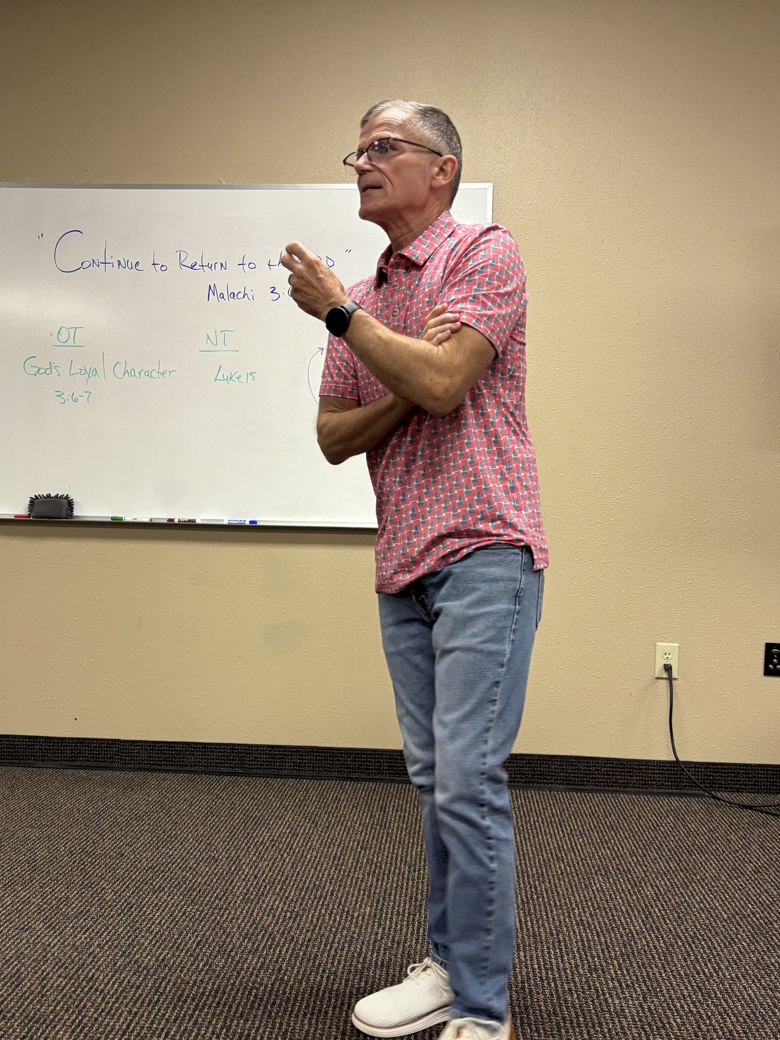Leslie Gregory teaching